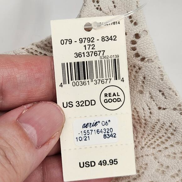 NWT Aerie Real Sunnie Full Coverage Couverture Totale Underwire Bra Women's 32DD - Picture 6 of 8